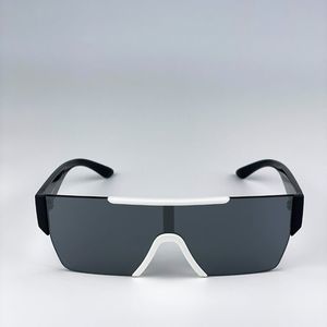 Burberry BE4291 40496G Sunglasses White Grey Mirror Black Shield Unisex